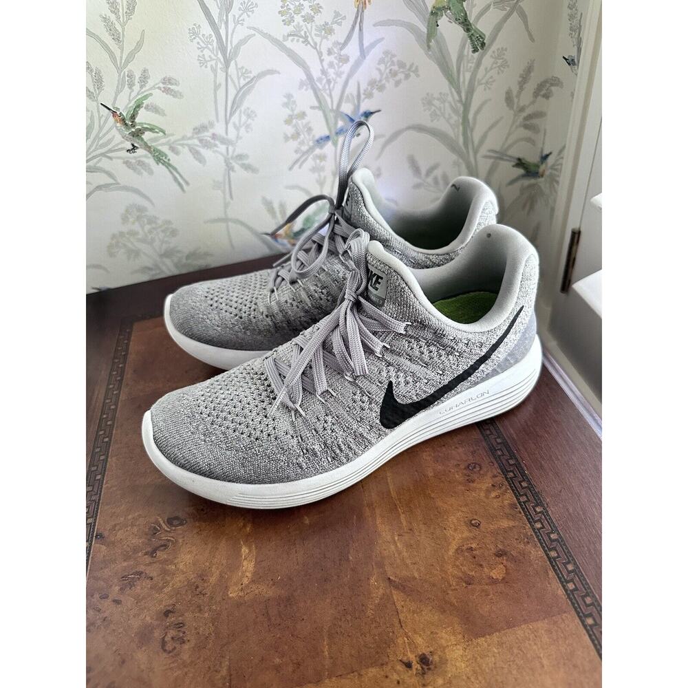 Size 7.5 - Nike Lunarepic Flyknit 2 Low Wolf Grey W
